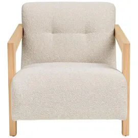 House Nordic Relaxsessel Clara Stoffbezug 72 x 88 x 0 cm Beige/Braun