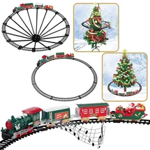 Playtastic Batteriebetriebener Zug für Weihnachtsbaum, mit Sound & Licht-Effekten