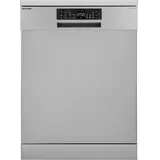 Sharp Geschirrspüler, Silber, Metall, B, 59.8x85x59.8 cm, Akustisches Signal am Programmende, Besteckschublade, Programmstatusanzeige, beleuchteter Innenraum, Display, Halbe Beladung, Klarspülmangelanzeige, Salzmangelanzeige, Programmablaufanzeige, AquaStop, Startzeitvorwahl, Restzeitanzeige, Kindersicherung, höhenverstellbare Füße, automatische Endabschaltung, Küchen, Küchenelektrogeräte, Geschirrspüler