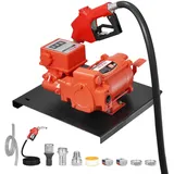 VEVOR Kraftstoff Transferpumpe, 230 V AC, Diesel-Transferpumpe, 76 l/min, mit Durchflussmesser, automatischer Abschaltung der Kraftstoffdüse, Förderschlauch, für Benzin, Kerosin, Biodiesel, Ethanol