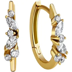 Celesta Gold Ohrring 375 Gold Zirkonia