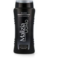 MALIZIA UOMO SILVER Duschgel & Shampoo 2in1 für Herren 250 ml Aloe Vera