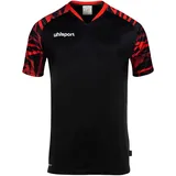 Uhlsport Goal 25 kurzarm Trikot schwarz/rot 116