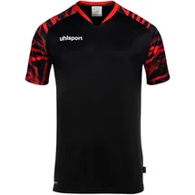 Uhlsport Goal 25 kurzarm Trikot schwarz/rot 116