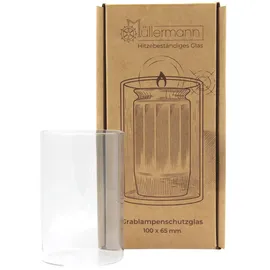 müllermann Grablampenschutzglas 100/65 mm transparent