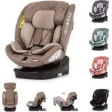 Chipolino Kindersitz Volare i-Size Isofix, drehbar, SPS, Top Tether beige