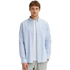 Selected Langarmhemd Blau M