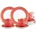 SELTMANN WEIDEN Liberty Pure Colors Kaffeeservice 18-tlg. Flamingo Red