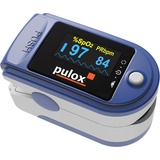 pulox Pulsoximeter PO-200A Solo mit Alarm und Pulston blau