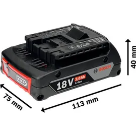 Bosch GBA 18 V Li-Ion 2,0 Ah Professional 1600Z00036