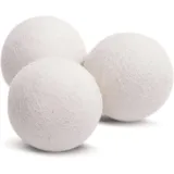 ScanPart 1140000013, Trocknerkugeln, Weiß, Wolle, 7 cm