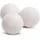 ScanPart 1140000013, Trocknerkugeln, Weiß, Wolle, 7 cm