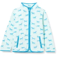 Playshoes Fleece-Jacke Pferde Türkis 86