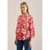 Seidensticker Bluse 'Schwarze Rose' - Beige,Rot - XXL