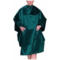 Olivia Garden Charm Waschund Frisierumhang mit Doppelhakenverschluss, smaragdgrün