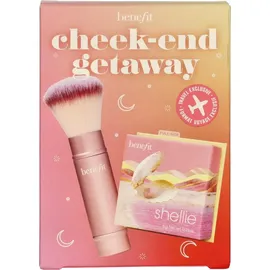 Benefit Cosmetics Benefit Cheek-End Getaway Set Shellie Blush 6gr/Multitasking Brush