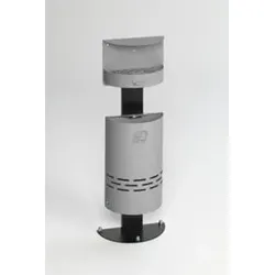 VAR Ascher/Abfall-Kombination H 98 silber 13 l