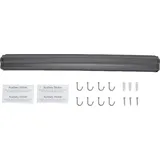 Wandmontierter Wäscheständer - Ausziehbarer Klapp-Wäschetrockner - 60 cm - Aluminiumlegierung - Mit Netz - Für Bad/Waschküche - Schwarz