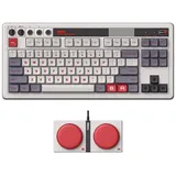 8BitDo Retro Mechanical Keyboard N Edition grau, Kailh Box V2 WHITE, USB/Bluetooth, US (RET00378)