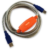 LAPLINK USB 3.0 Super Speed Kabel – 5 Gbit Transferkabel für PCmover, 5.000 Mbit USB 3.0 Kabel, Datenkabel, USB Port, Typ A Stecker, 1.80 m - 1 STK