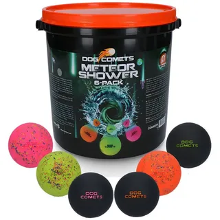 Dog Comets Meteor Shower - Hundespielzeug Ball - Hundeball Naturkautschuk - 6 stück