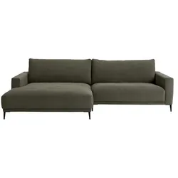 CASEDO Ecksofa Ibiza Cord Oliv