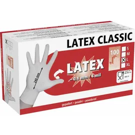 Kerbl Handschuhe Latex Gr. L 100Stk. leicht gepudert