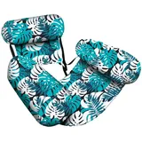 Wasserhängematte Mit Netz Pool Spielzeug Mesh PVC 76x40.5x61cm Aufblasbare Pools Schwimmsitze Luftmatratze Wassers Hängematte Luftmatratze Wasser Hängematte Aufblasbare Wasser Pool Luftmatratzes