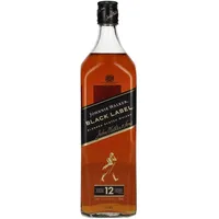 Johnnie Walker 12 Years Old Black Label Blended Scotch 40% vol 1 l