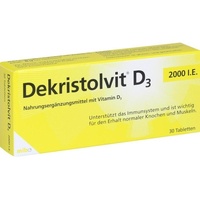 Hübner DEKRISTOLVIT D3 2.000 I.E. Tabletten 30 St