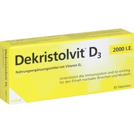 Hübner DEKRISTOLVIT D3 2.000 I.E. Tabletten 30 St