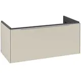 Villeroy & Boch Subway 3.0 Waschtischunterschrank C56900VN 97,3x42,9x47,8cm, ohne LED/Griff Aluminium glänzend, cashmere grey