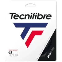Tecnifibre - 4S 12m Saitenset-Schwarz Tennissaite – Erwachsene Black