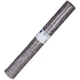 Relaxdays 4x Abdeckvlies selbstklebend - 1x25 m - Malervlies - rutschfest - Schutzvlies - Grau