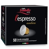 Caffè TROMBETTA L 'Espresso, Italien Kaffee Nespresso kompatible Kapseln. Aus 100% Arabica mit einem vollmundigen und körperreichen - 50 Kapseln