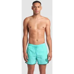 Badeshorts 36,5 cm Herren arena Big Logo Borders - Water-mangrove - L