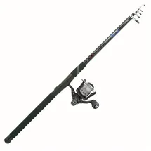 Jenzi Aal Tele Angelcombo 3,00m 40-80g Rute Rolle Schnur komplett Angelset