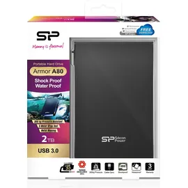 Silicon Power Armor A80 2TB USB 3.0 schwarz (SP020TBPHDA80S3K)