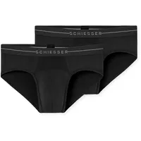 SCHIESSER Cotton Flex in Schwarz | XL