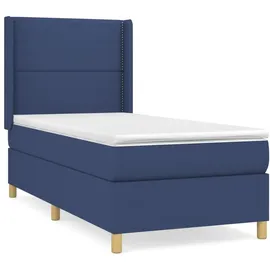 vidaXL Boxspringbett 100 x 200 cm Blau