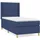vidaXL Boxspringbett 100 x 200 cm Blau