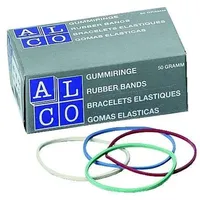 Alco Gummibänder rot 100 mm 50 g