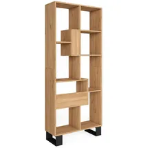 SKRAUT HOME Bücherregal 67 x 31 x 174 cm Eiche