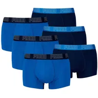 Puma Everyday Trunks unifarben Blau XL 6er Pack