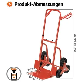 Meister Craft Meister Werkzeuge 8985750 Treppenkarre klappbar Stahl Traglast (max.): 120 kg