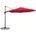 Schirme Bermuda Ø 350 cm rot inkl. Ständer und Schutzhülle