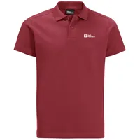 Jack Wolfskin Essential Polo M deep ruby S