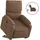 vidaXL Relaxsessel mit Aufstehhilfe Elektrisch Polyester 50 x 99 x 50 cm Braun