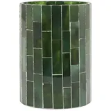 House Doctor House Doctor, Teelichtglas Amroha, Ø10 x H15cm, dunkelgrün