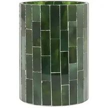 House Doctor House Doctor, Teelichtglas Amroha, Ø10 x H15cm, dunkelgrün